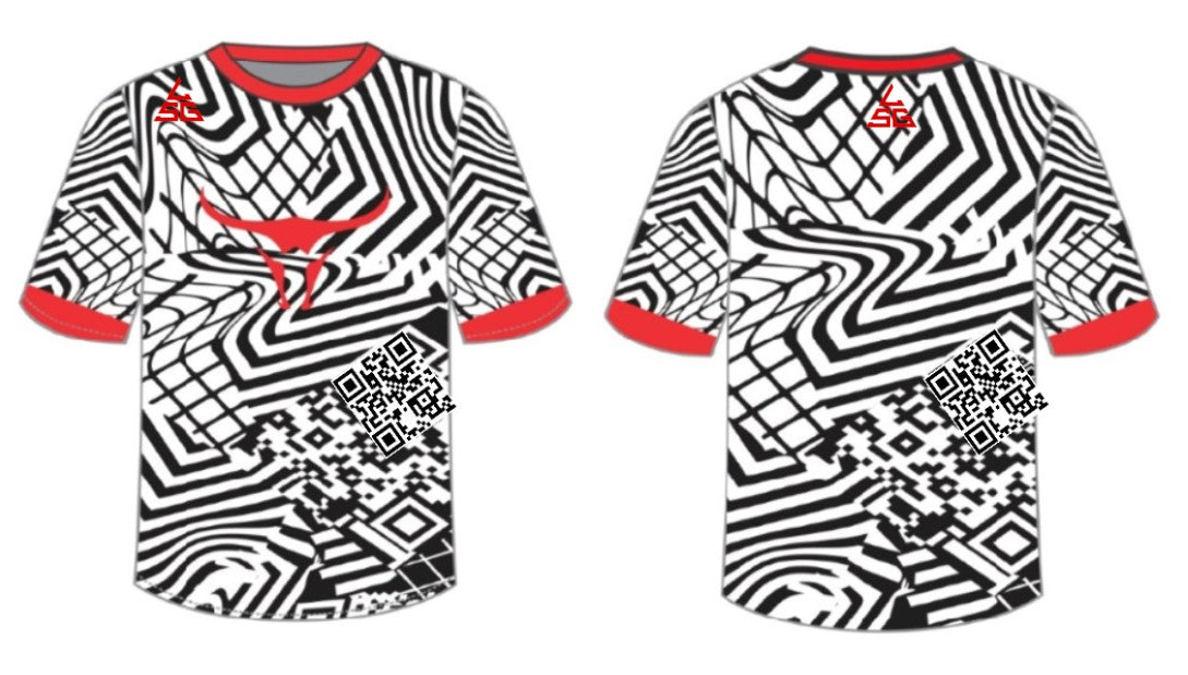 TTWC Wrestling Red Glitch T-Shirt