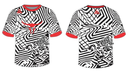 TTWC Wrestling Red Glitch T-Shirt