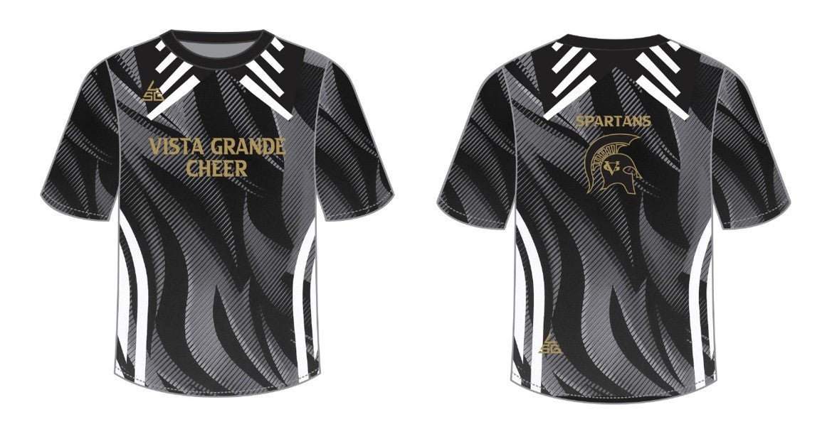 Vista Grande Cheer T-Shirt -Black