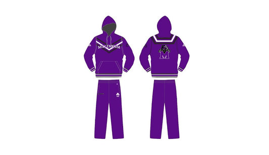Millennium Wrestling Hoodie & Pant Set - Purple
